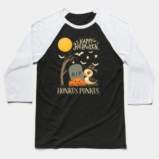 Halloween Witchy Duck Honkus Ponkus Kawaii Style Baseball T-Shirt